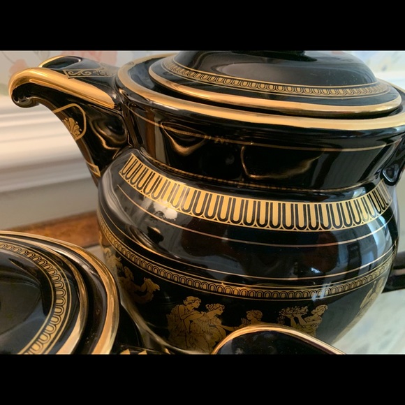 24K Gold Tea Set from Greece - Picture 6 of 8